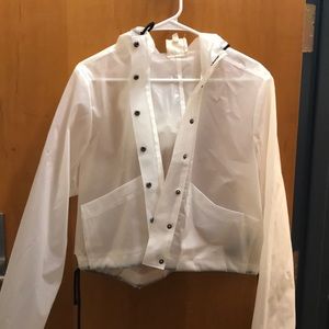 Clear Thermoplastic Rain Jacket